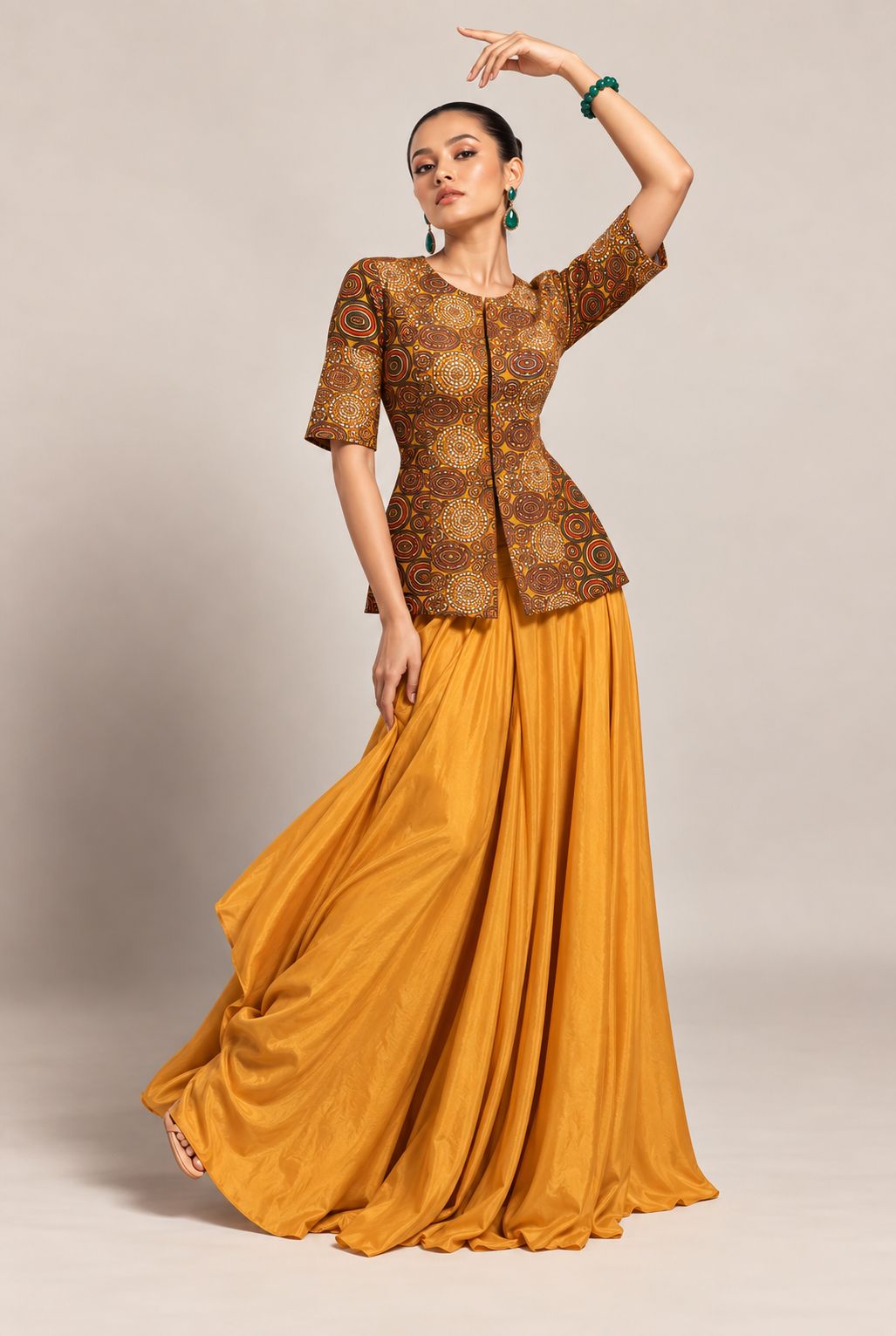 Saffron Mandala Flare Ensemble