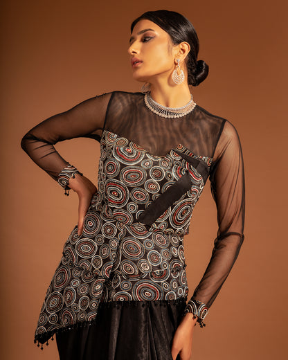 Structured Gown Saree