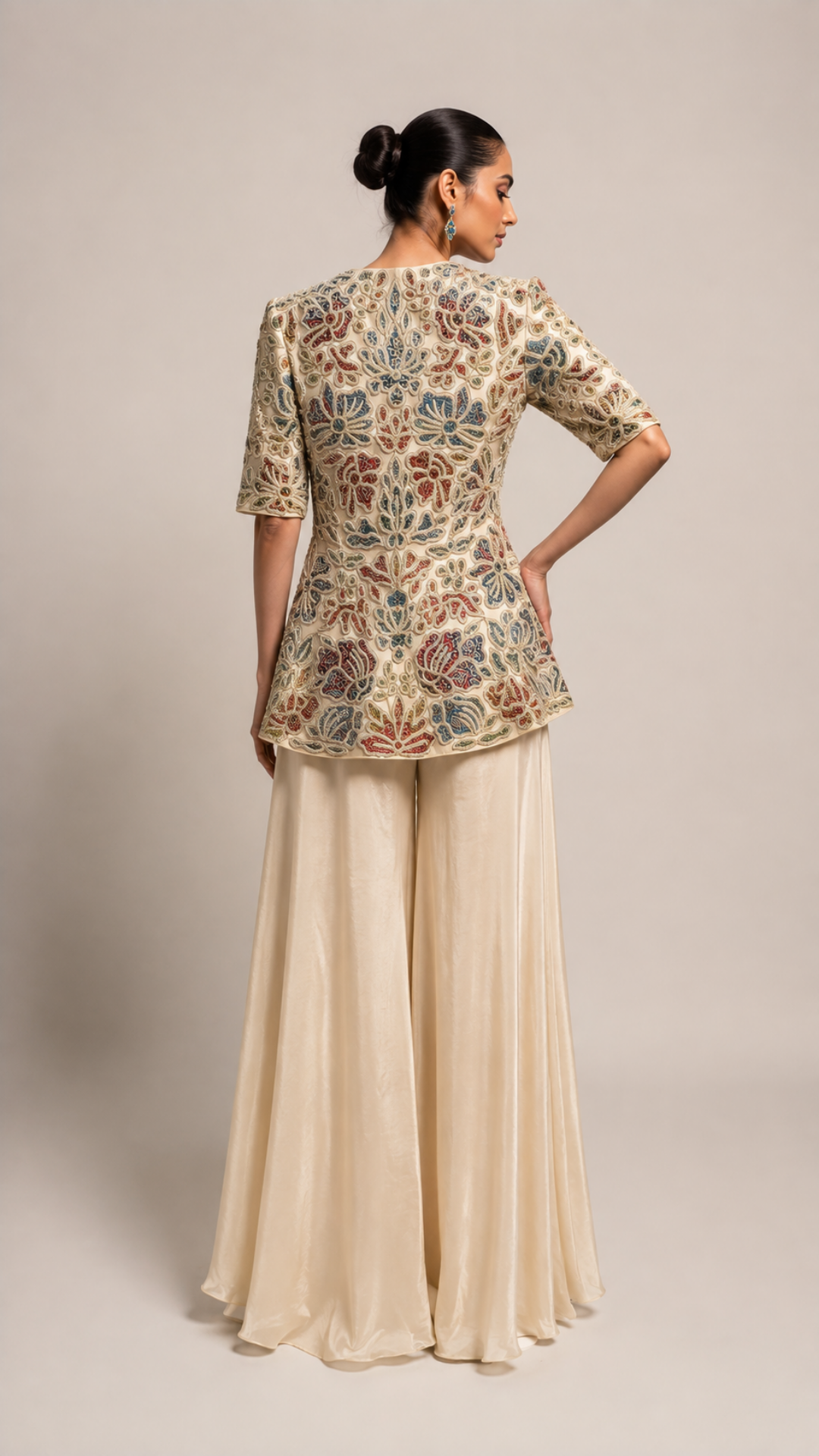 Heritage Print Peplum Co-Ord Set