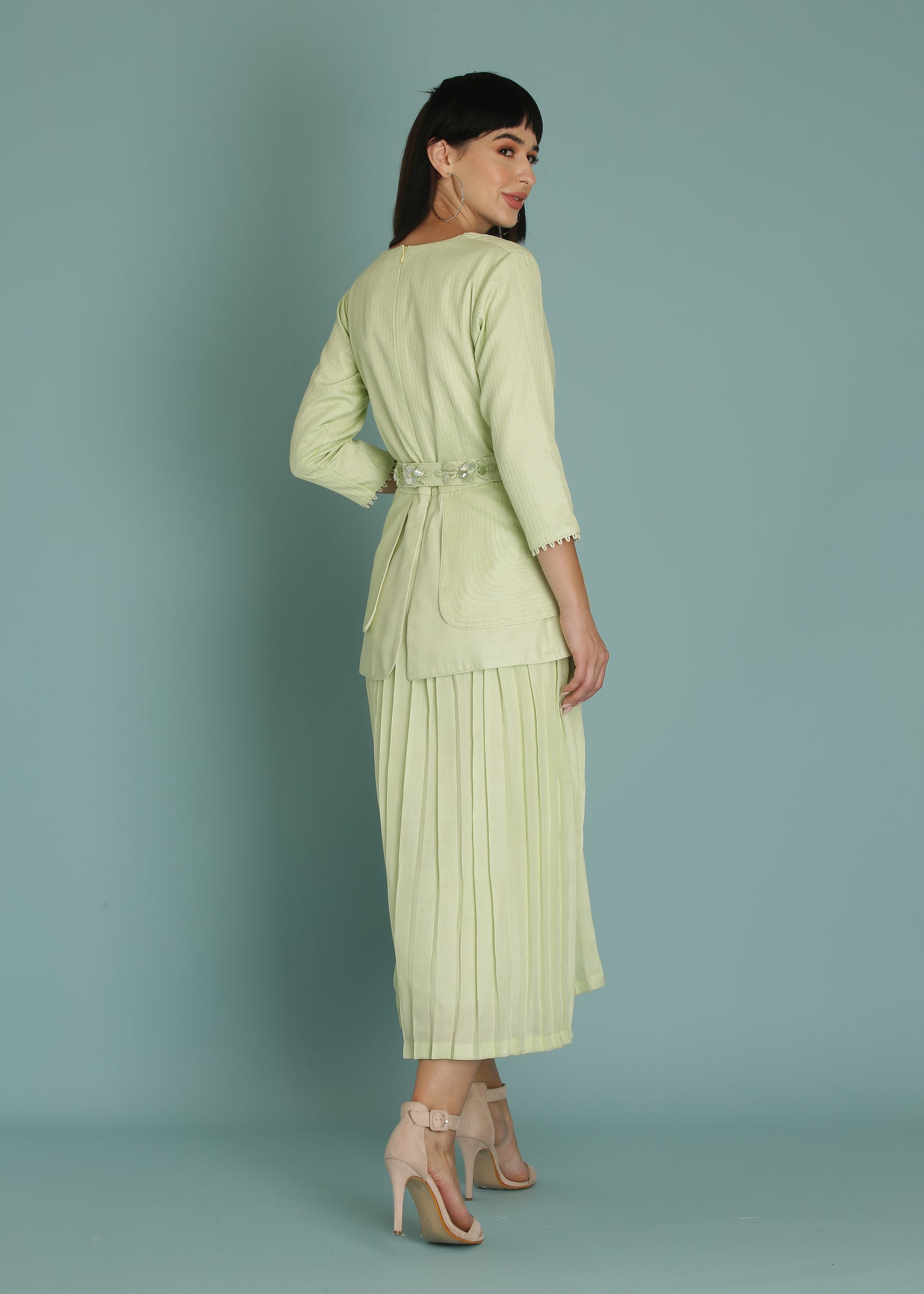 Mint Green Top N Skirt