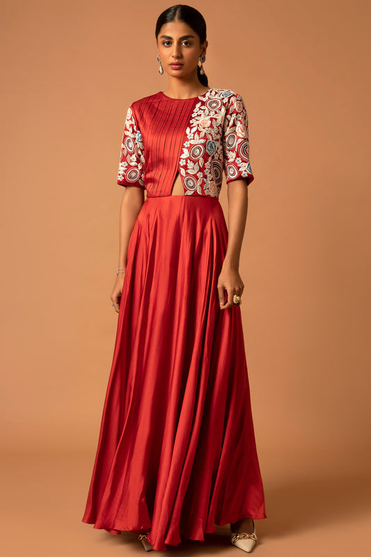 A line tunic dress