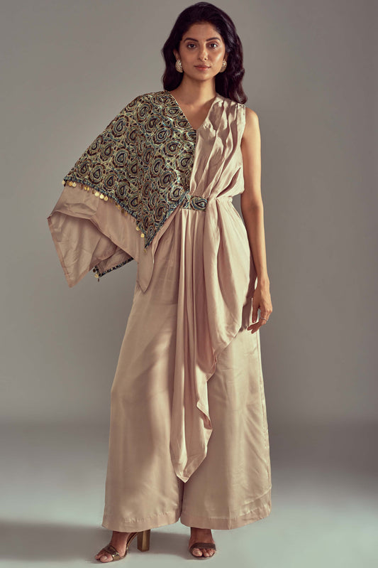 Romper Draped Jumpsuit