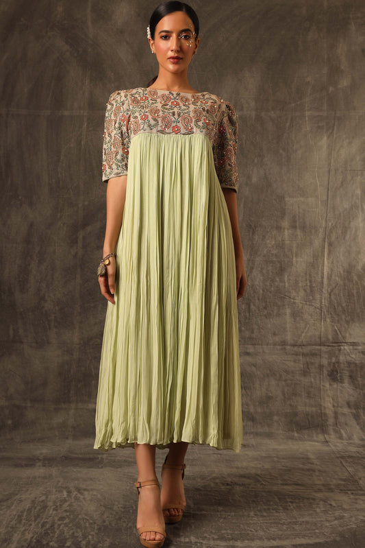 Juno A line gathered dress