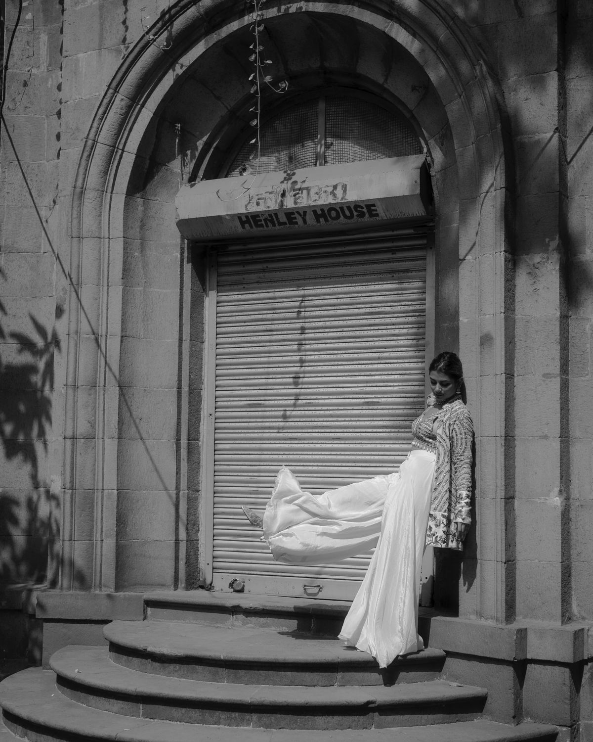 Vidhi Kothari in Ivory Bralette and Palazzo Pants with Jacket