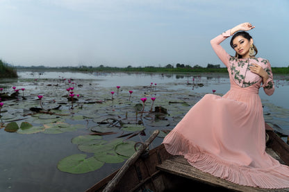 Coral Pink Dress