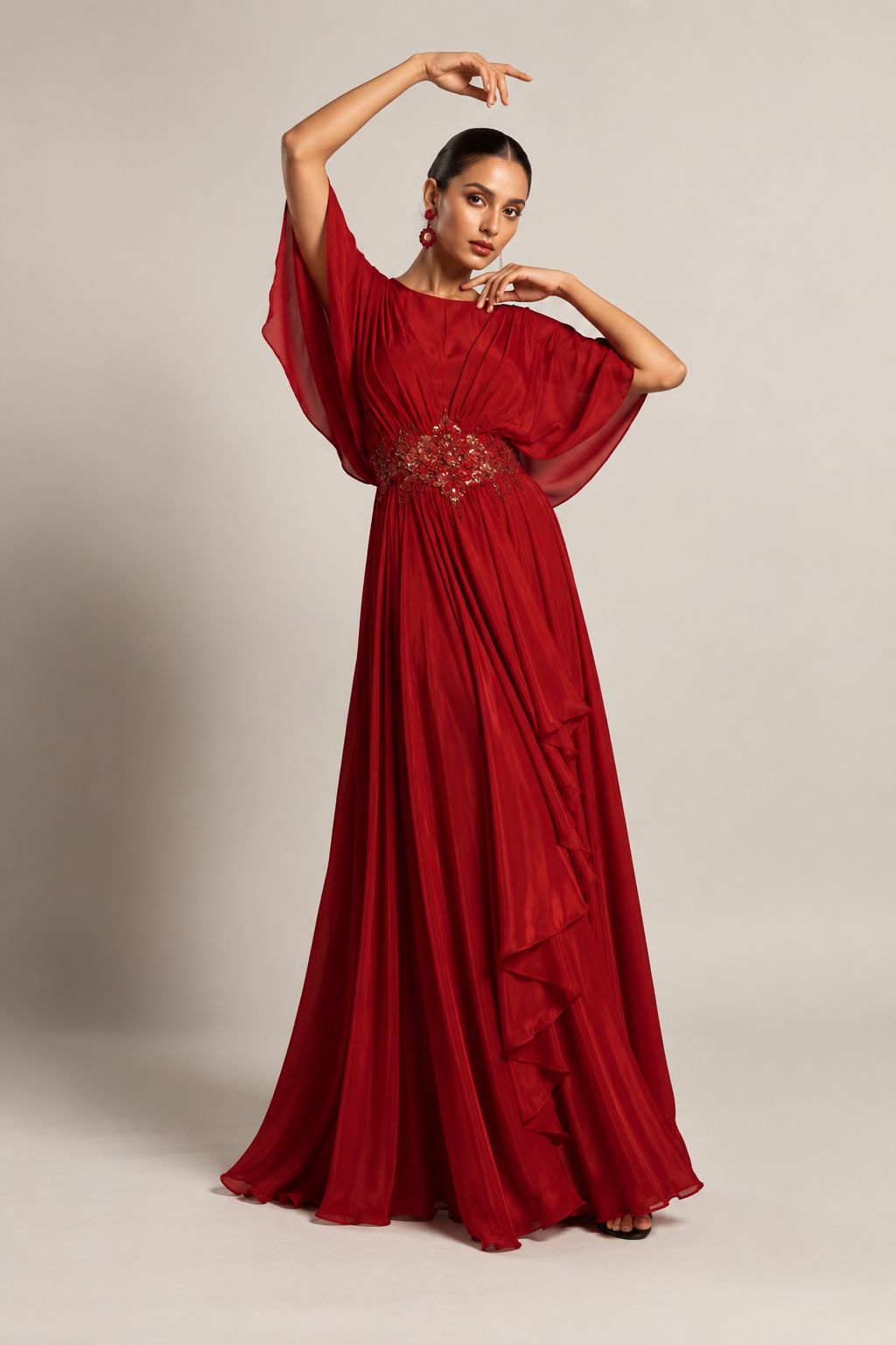 Carmine Reverie Gown
