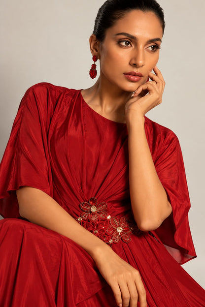Carmine Reverie Gown