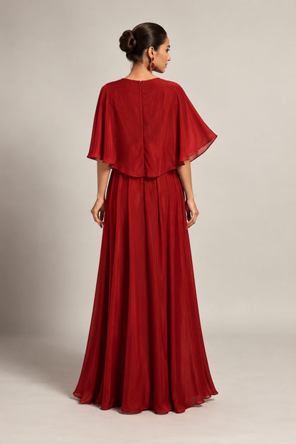 Carmine Reverie Gown