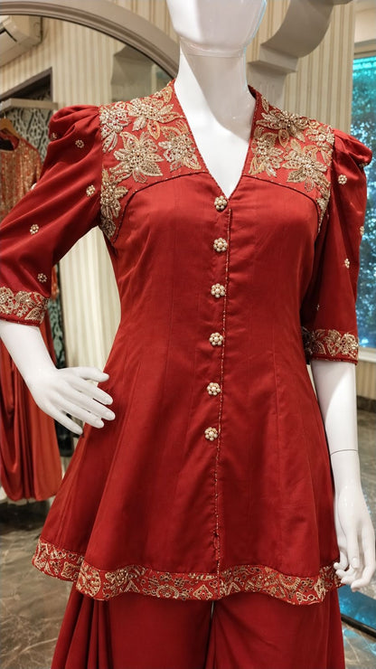 Garnet Heirloom Kurta Set