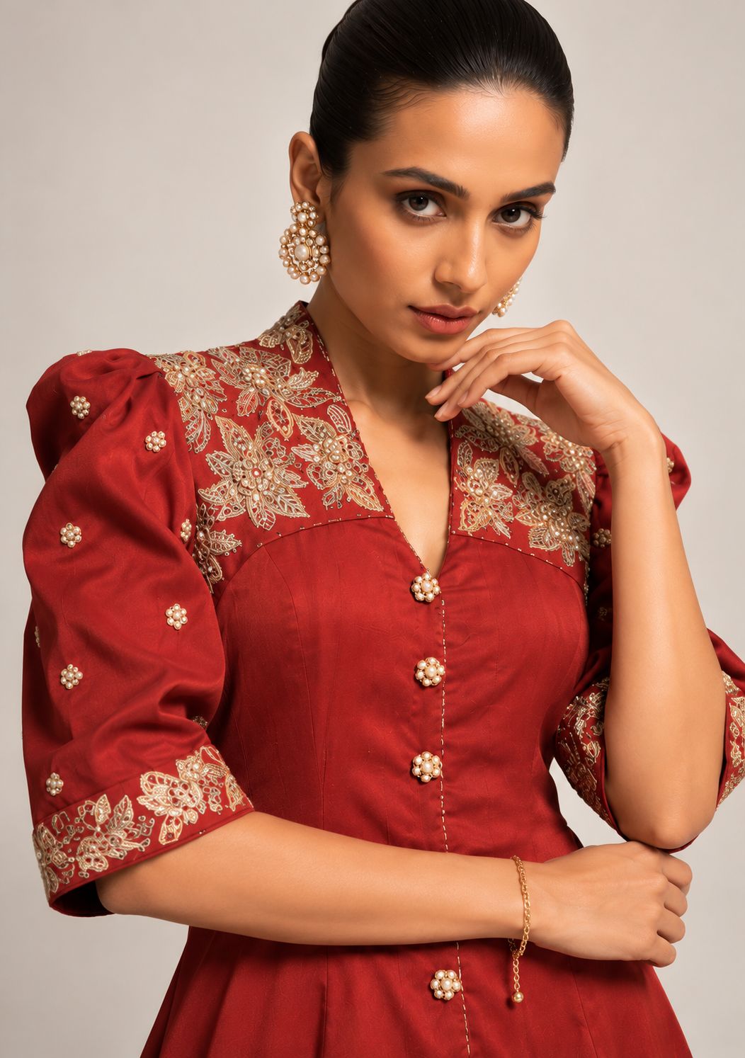 Garnet Heirloom Kurta Set