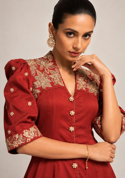 Garnet Heirloom Kurta Set