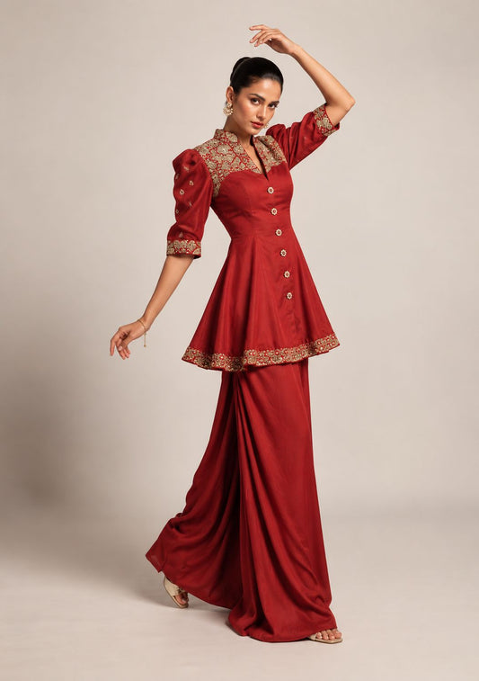 Garnet Heirloom Kurta Set