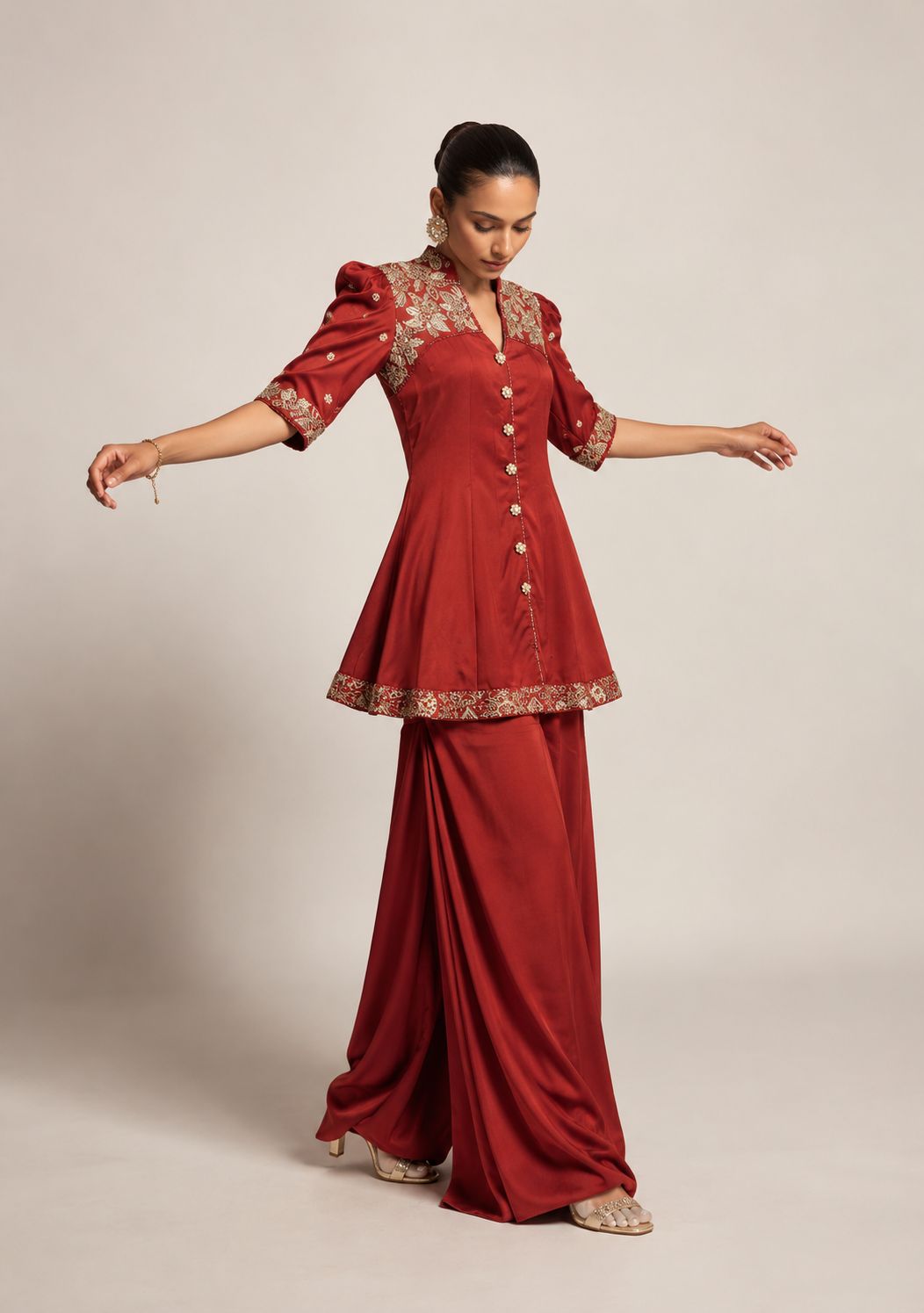 Garnet Heirloom Kurta Set
