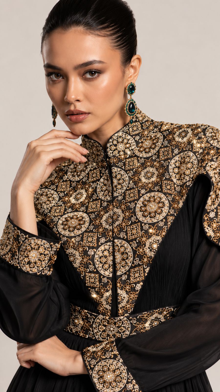 Nocturne Baroque Gown