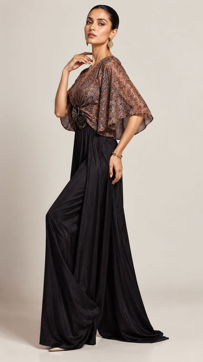 Cinder Bloom Palazzo Ensemble