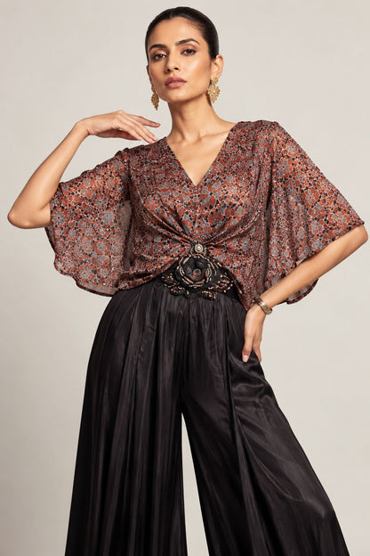 Cinder Bloom Palazzo Ensemble