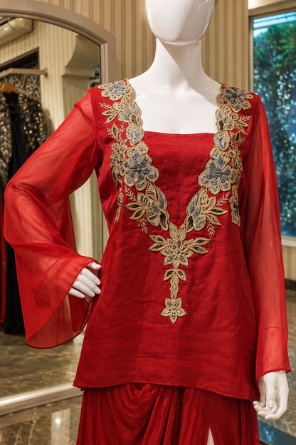Ruby Zareen Slit Skirt Ensemble