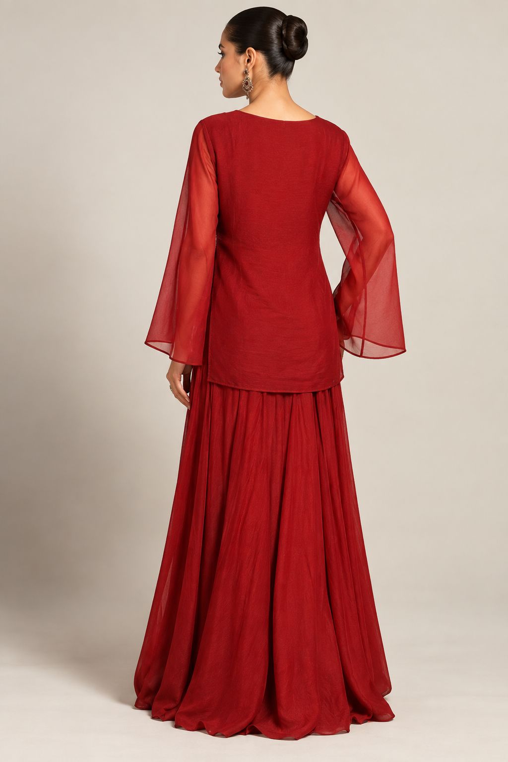 Ruby Zareen Slit Skirt Ensemble