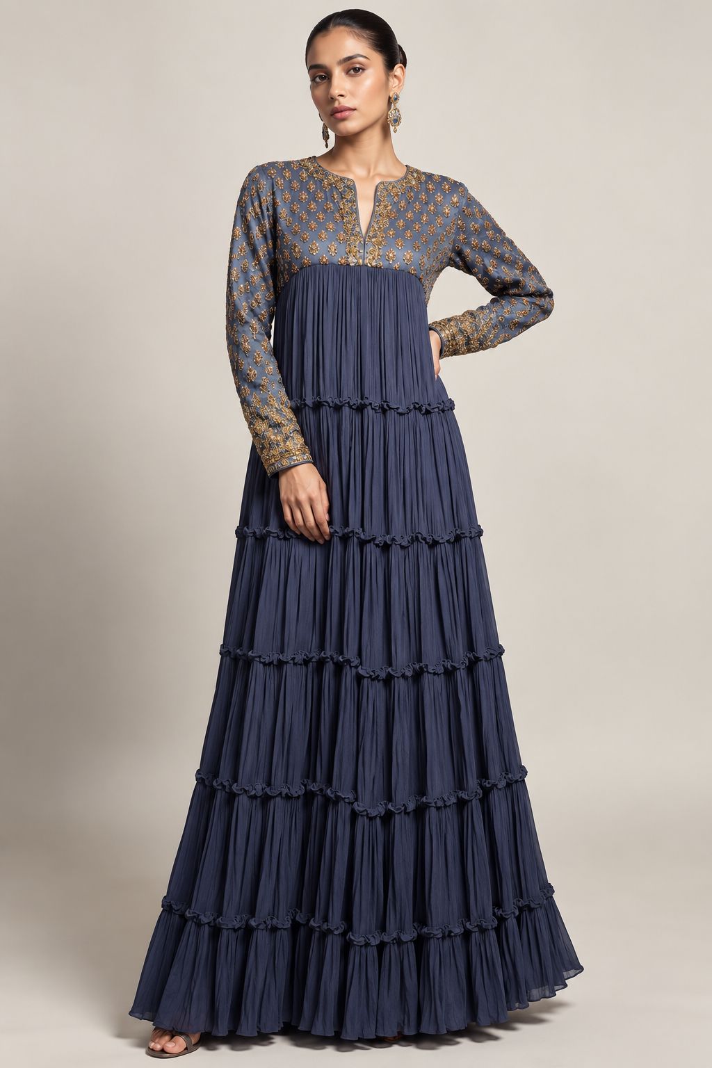 Sapphire Tarana Tiered Maxi Dress