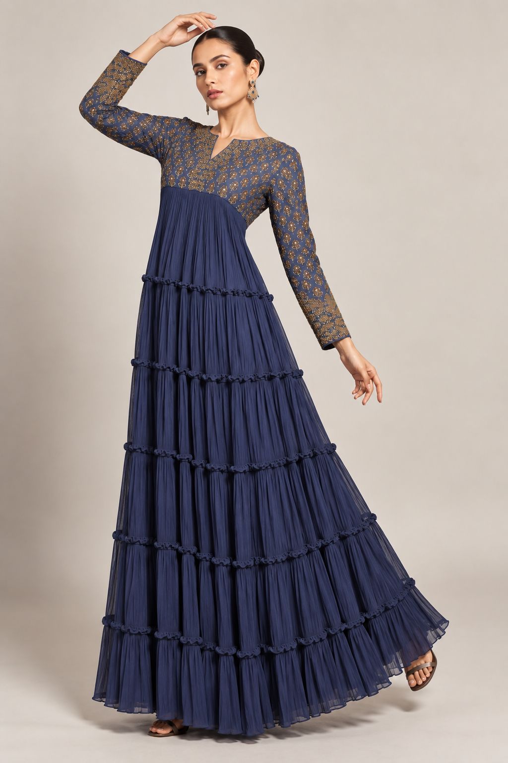 Sapphire Tarana Tiered Maxi Dress